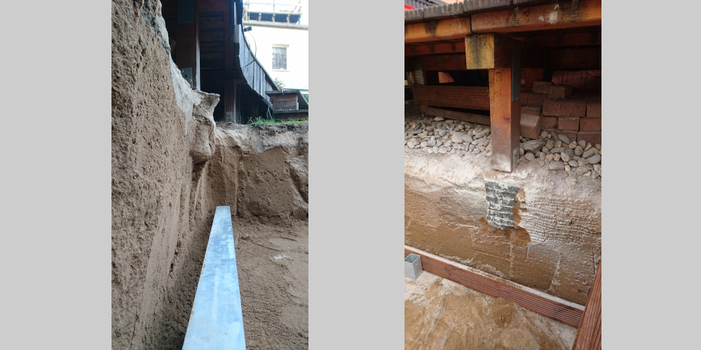 Problem Terrassenfundamente